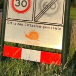 CittaSlow bord in Alphen-Chaam.