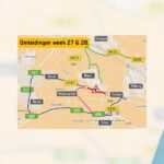 Wegwerkzaamheden aan Rijksweg in Gilze-Rijen.