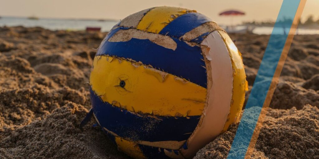 Beachvolleybal.
