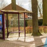 Bushalte in Alphen.