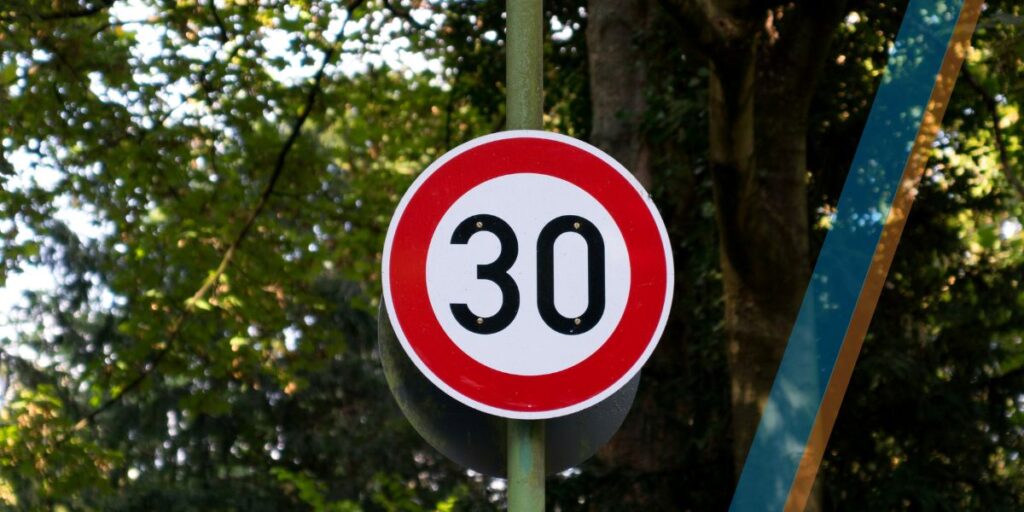 Verkeersbord 30 km zone