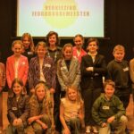 Alle kandidaten tijdens de verkiezing jeugdburgemeester