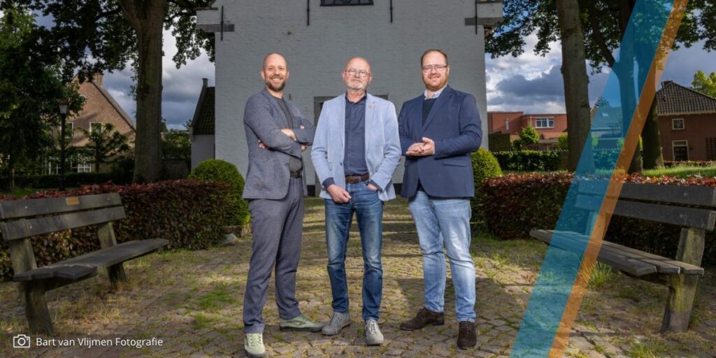 Foto van de nieuwe wethouders in Alphen-Chaam.