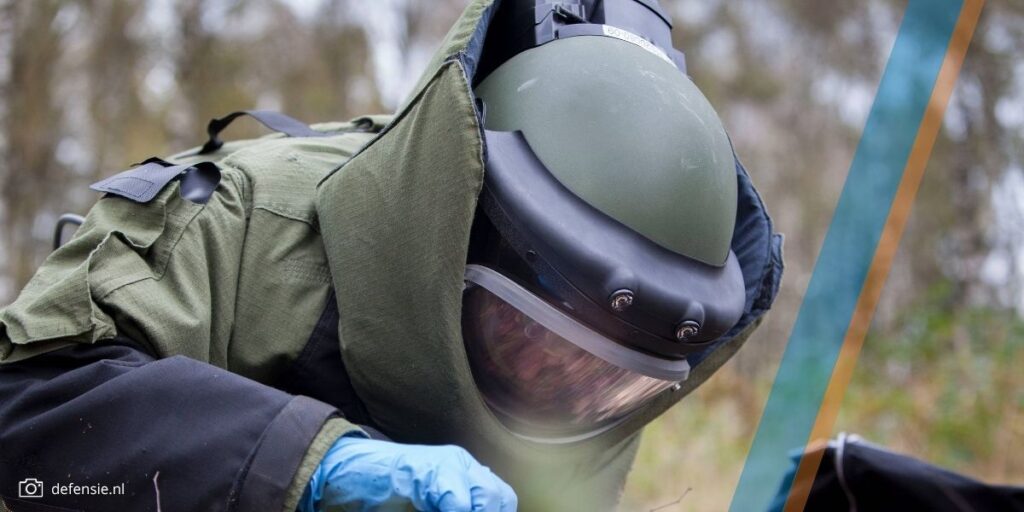Bomruiming door de EOD.